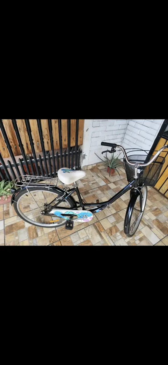 Bicicleta Oxford con Canasto Negro