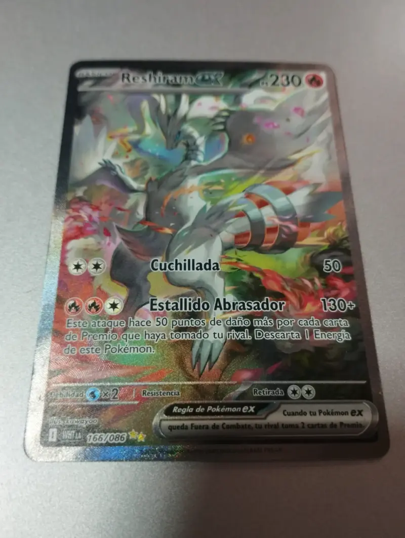 Carta Pokémon Reshiram EX 166 - 1