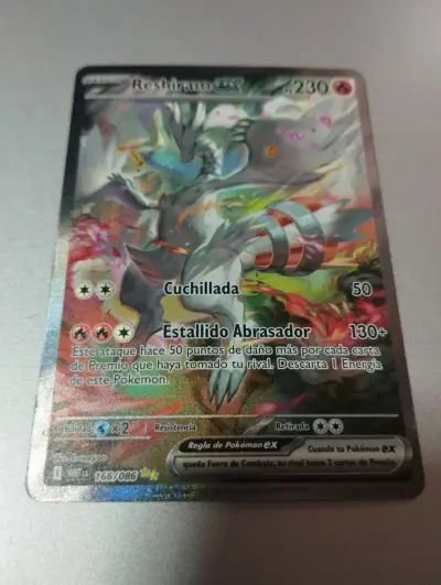 Carta Pokémon Reshiram EX 166 - miniatura 1
