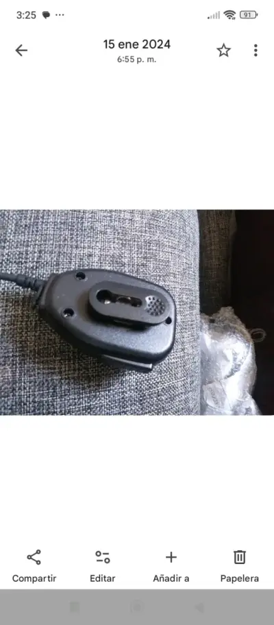 Micrófono de mano con cable espiral - miniatura 3