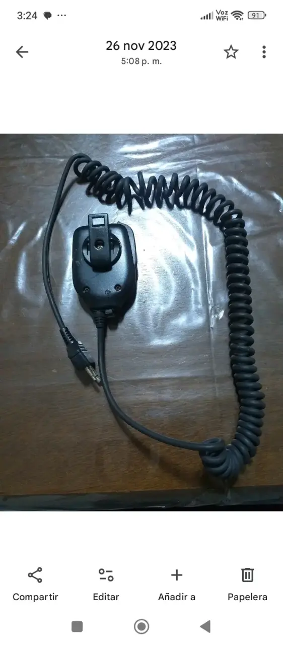 Micrófono de mano con cable espiral - 4