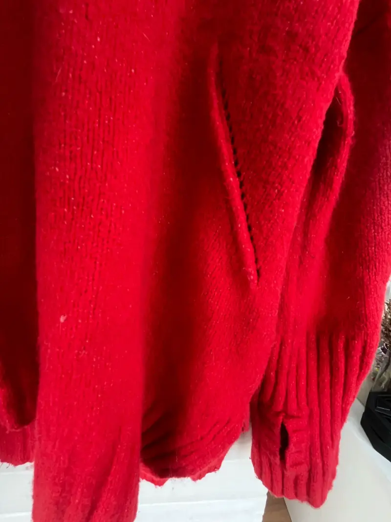 Suéter rojo de lana Alaniz para mujer - 2
