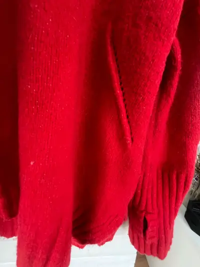 Suéter rojo de lana Alaniz para mujer - miniatura 2