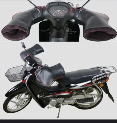 Guantes térmicos para manillar de moto impermeables - miniatura 3