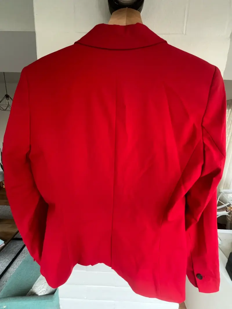 Blazer rojo para mujer Zara talla 38 - 4