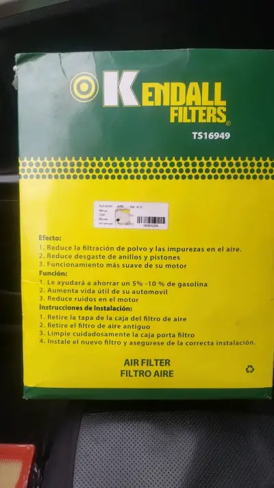 Filtro de aire Kendall TS16949 para automóvil - miniatura 1
