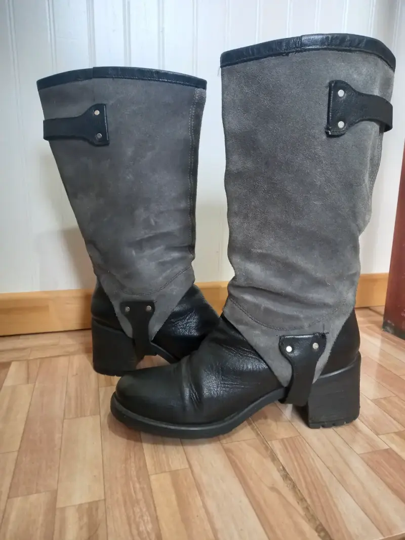 Botas de cuero para mujer