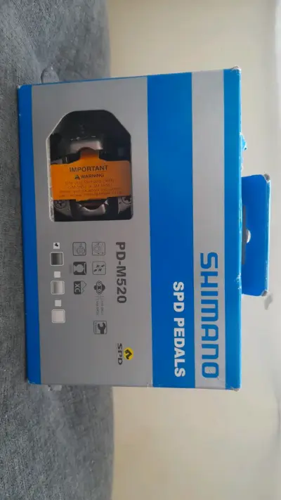 Pedales Shimano SPD PD-M520 - miniatura 1