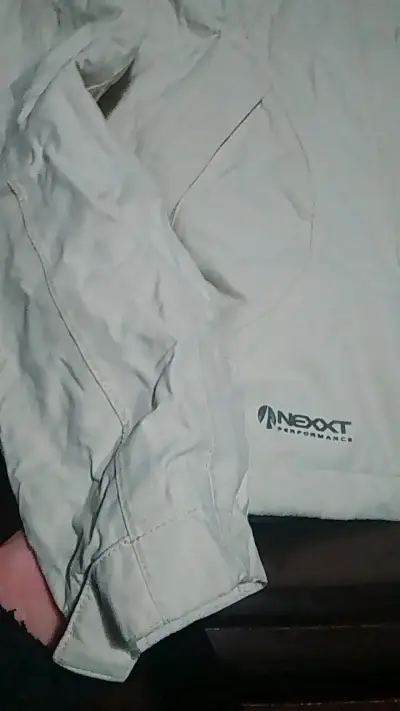 Chaqueta blanca impermeable Next Performance - miniatura 2
