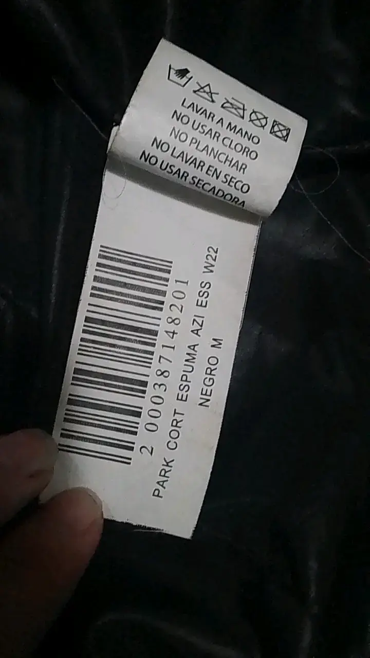 Chaqueta negra con capucha Aziz talla M - 5