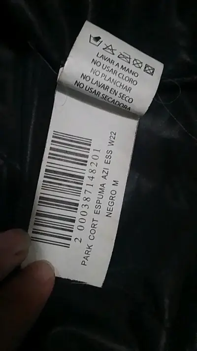 Chaqueta negra con capucha Aziz talla M - miniatura 5