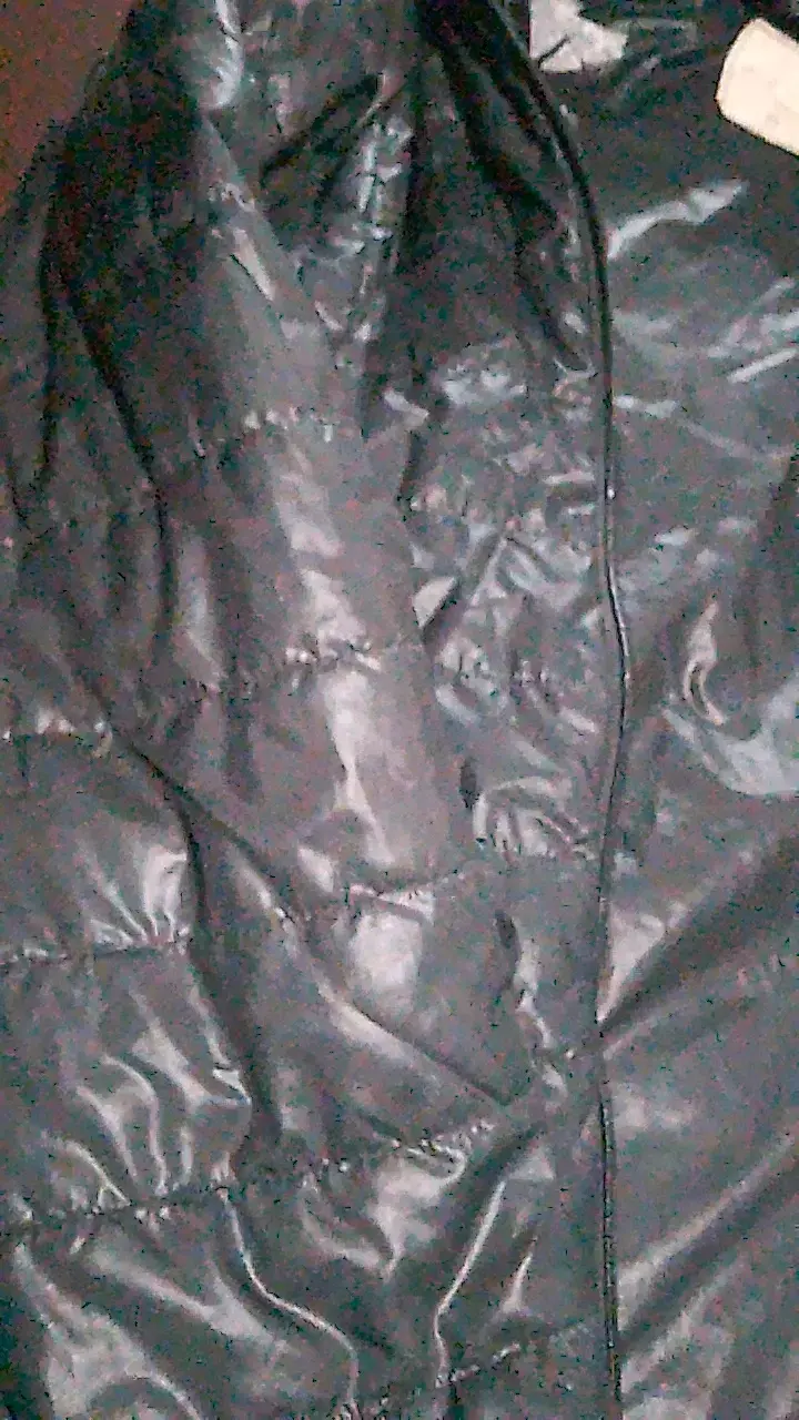 Chaqueta negra con capucha Aziz talla M - 6