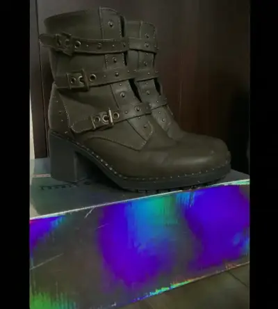 Botines Vía Uno con hebillas para mujer 37 - miniatura 1
