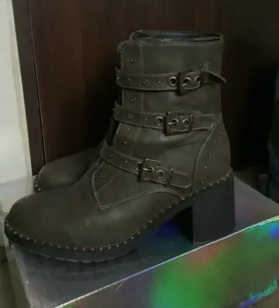 Botines Vía Uno con hebillas para mujer 37 - miniatura 2