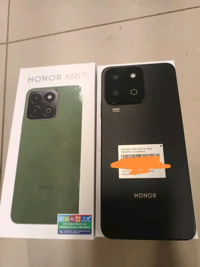 Smartphone Honor X6b 50MP Negro - 1