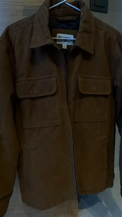Chaqueta de cotelé marrón Billabong para hombre - miniatura 1
