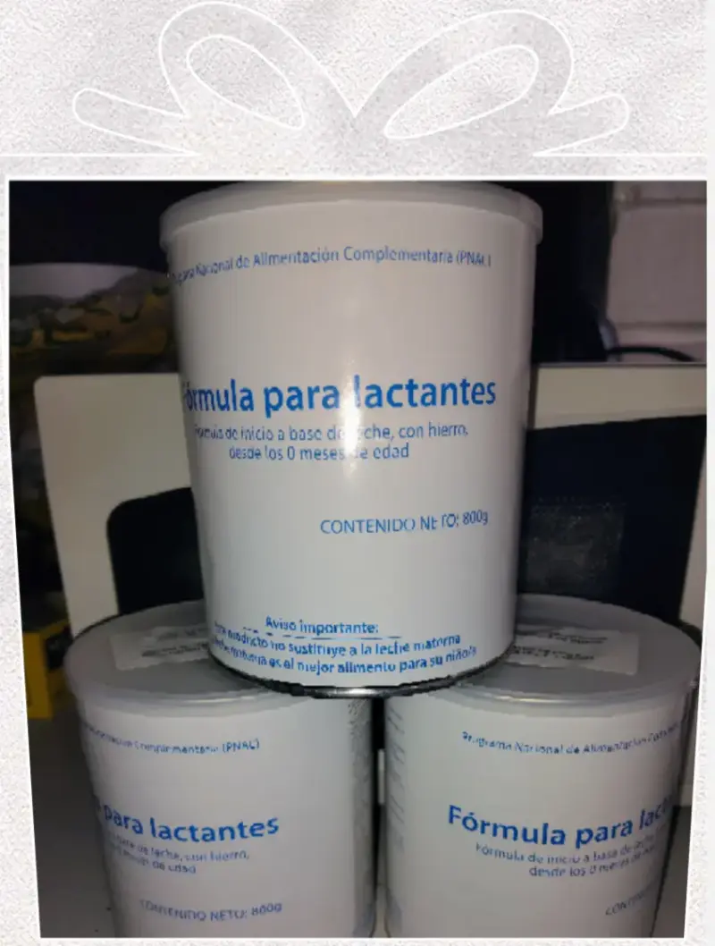 Fórmula para lactantes 800g con hierro