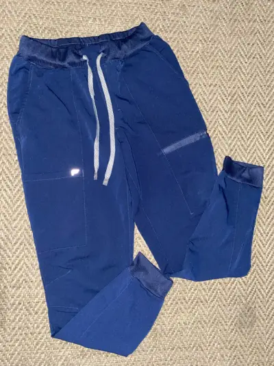 Pantalones clínico  azul marino con bolsillos - miniatura 1