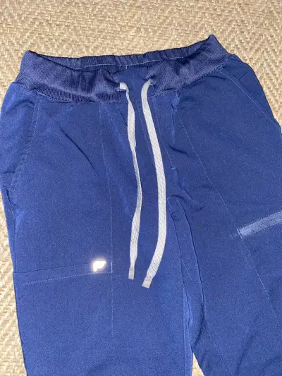 Pantalones clínico  azul marino con bolsillos - miniatura 2