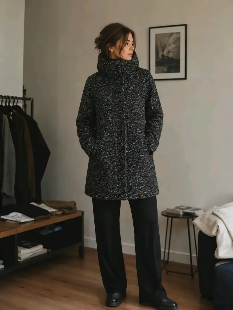Abrigo talla L marca outerwear - 1