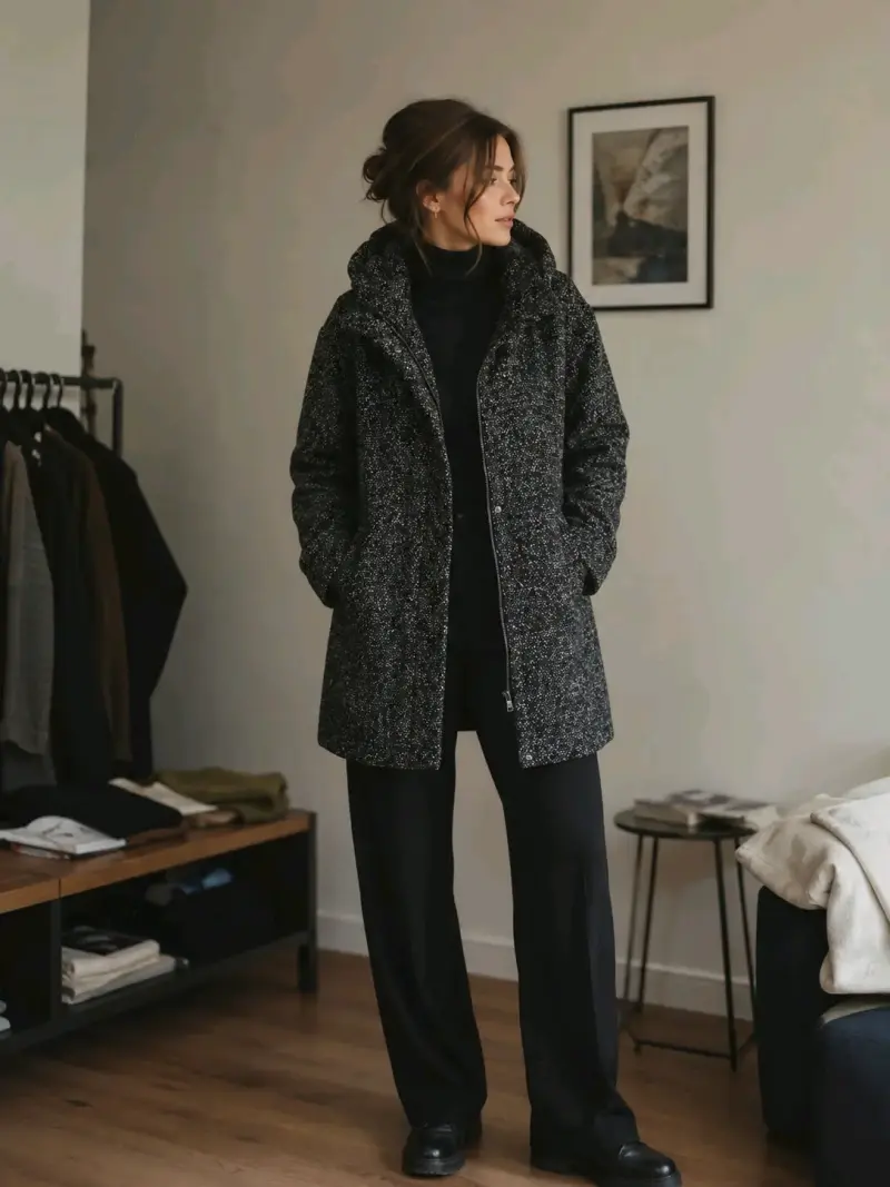 Abrigo talla L marca outerwear - 2