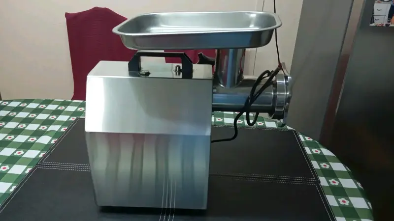 Picadora de carne eléctrica de acero inoxidable - 1