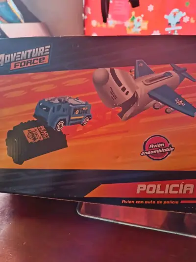 Avión de Juguete Policía Adventure Force - miniatura 2