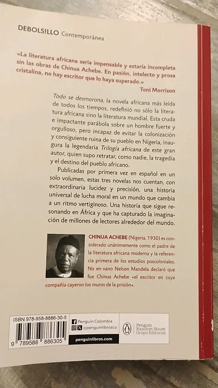 Libro Trilogía Africana de Chinua Achebe - 3