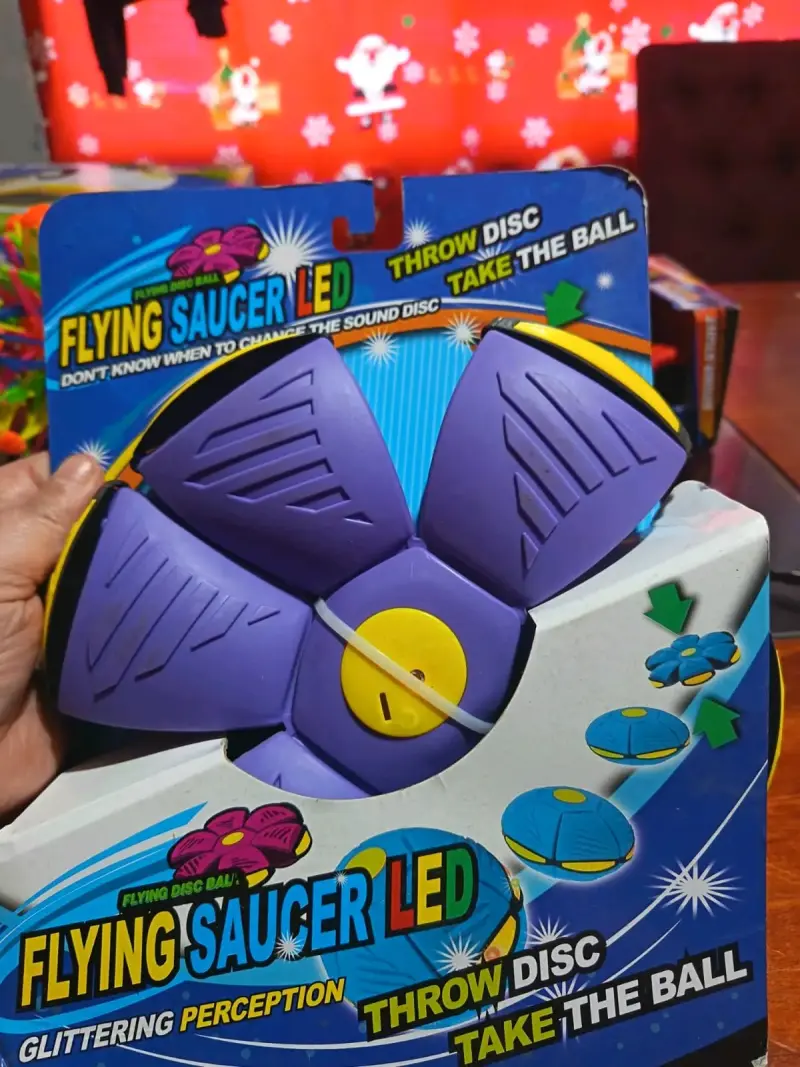 Disco volador LED transformable para niños - 1