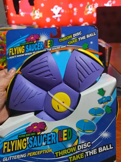 Disco volador LED transformable para niños - miniatura 1