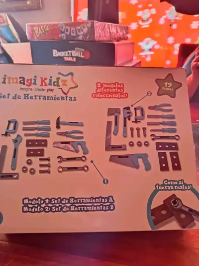 Set de herramientas de juguete Imagi Kidz 19 pieza - miniatura 2