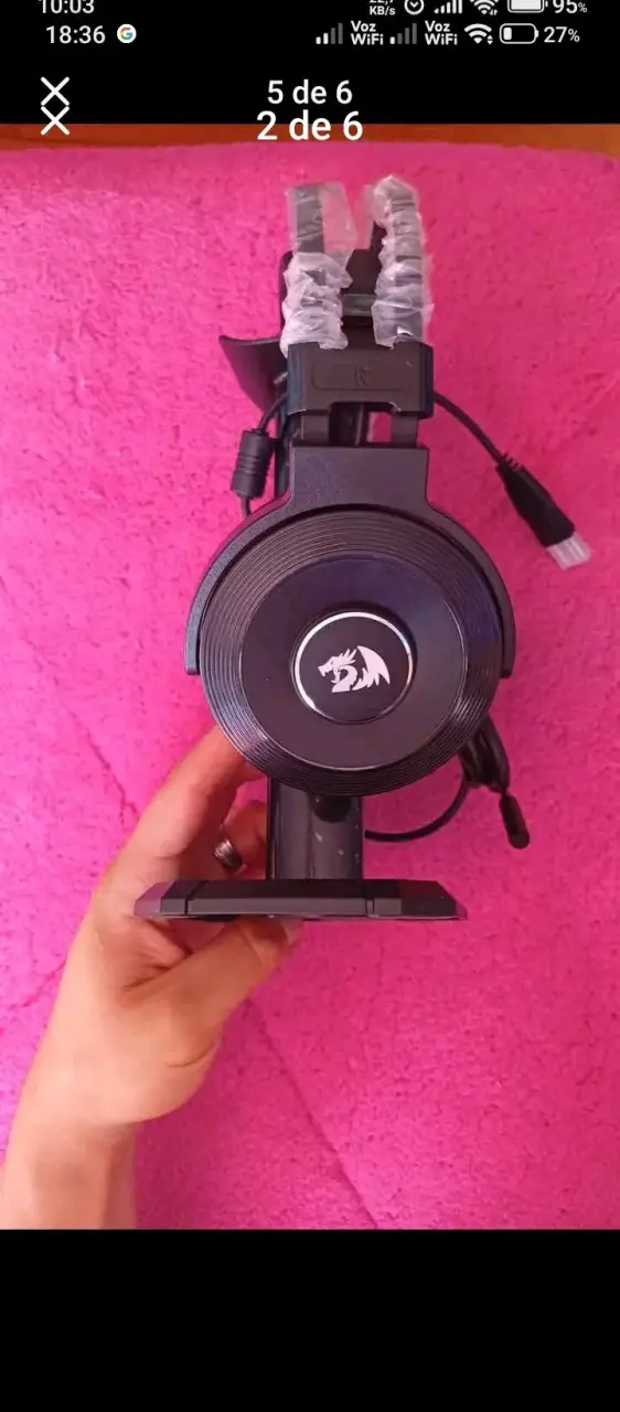 Audífonos gaming Redragon con micrófono - 2