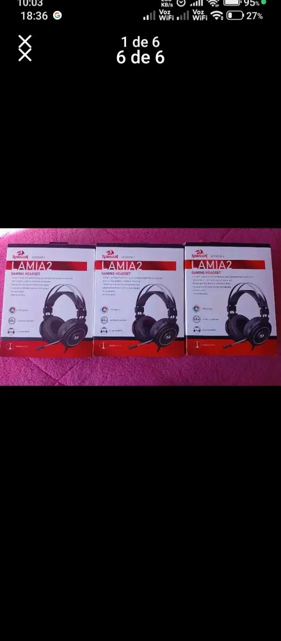 Audífonos gaming Redragon con micrófono - 5