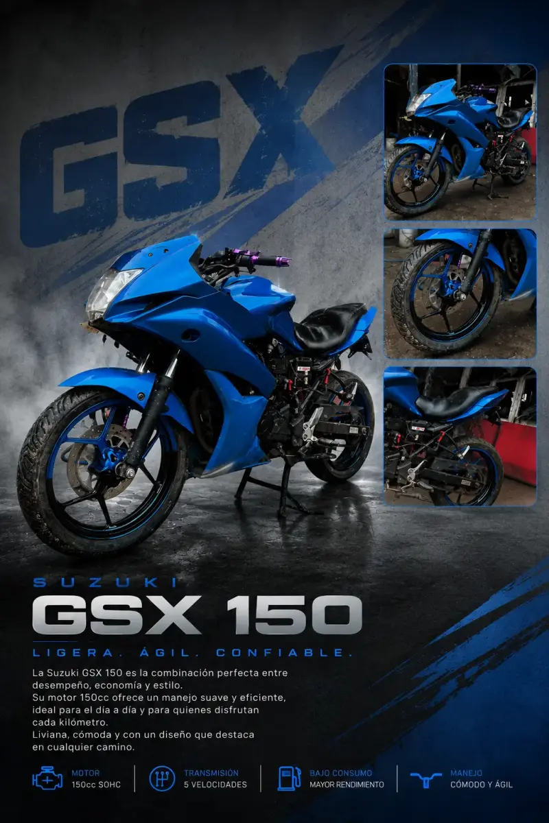 Moto Suzuki gsx150 2017 - 5