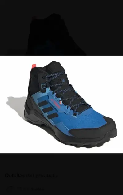 Botas de trekking Adidas Terrex Gore-Tex azules - miniatura 1