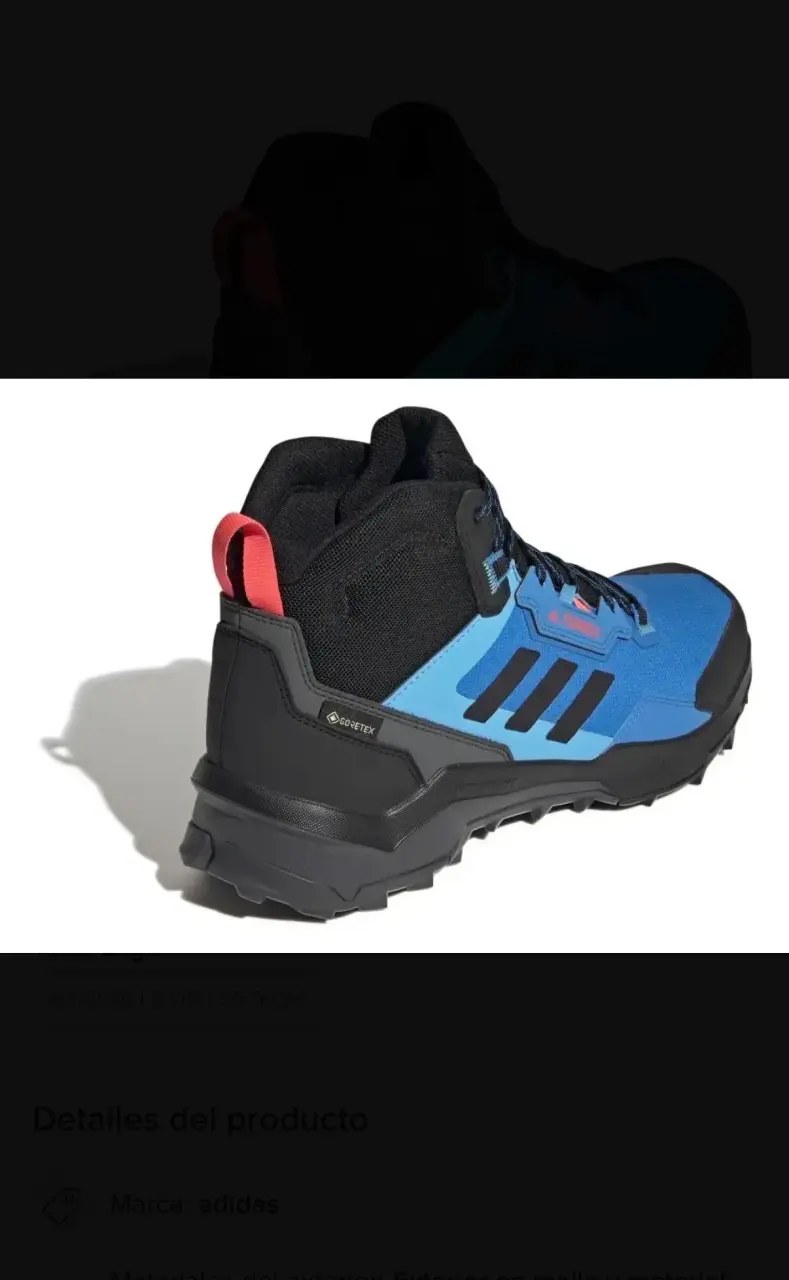 Botas de trekking Adidas Terrex Gore-Tex azules - 3