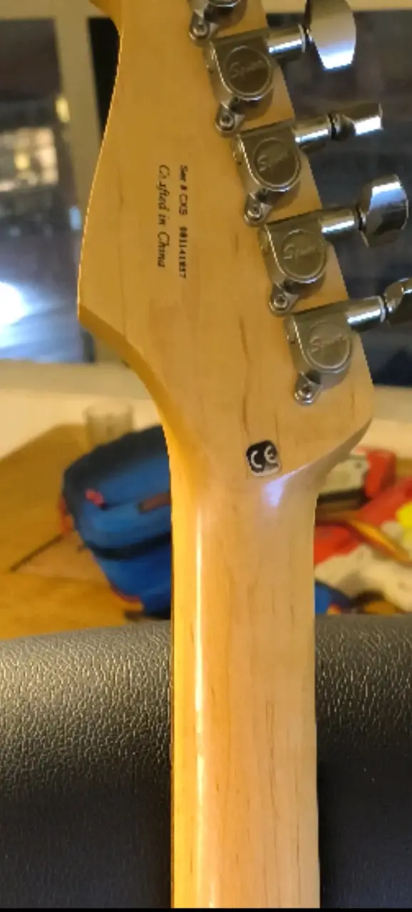 Guitarra Eléctrica Squier Stratocaster cxs - 4