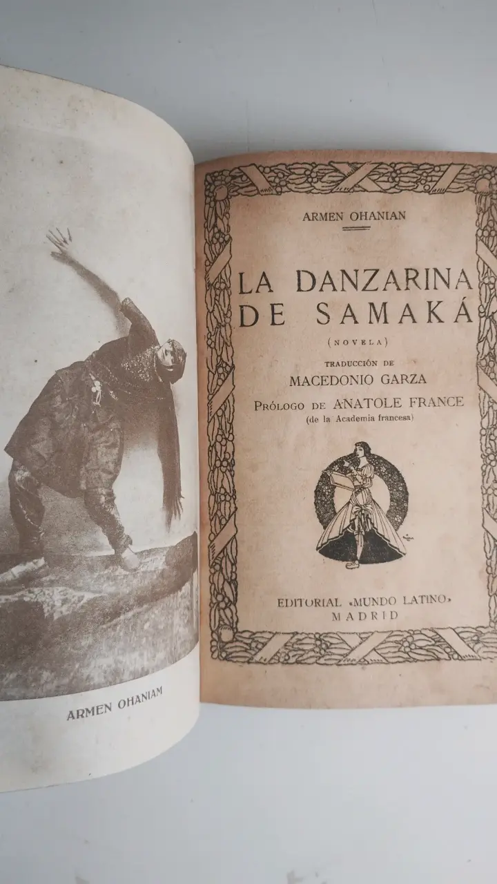 Libro 'La Danzarina de Samaká' de Armen Ohanian - 1