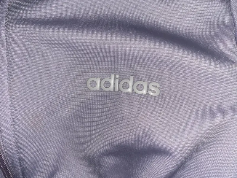 Chaqueta deportiva lila Adidas con cierre - 3