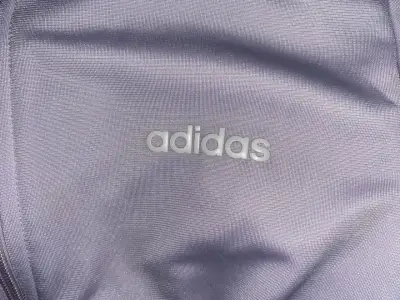 Chaqueta deportiva lila Adidas con cierre - miniatura 3