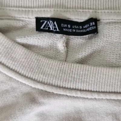 Polerón beige de mujer Zara talla S - miniatura 3