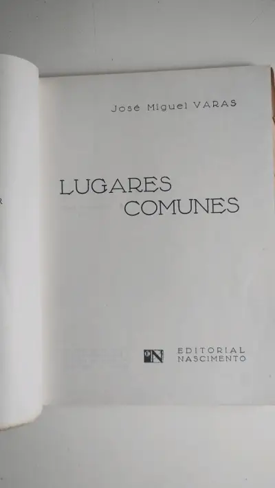 Libro 'Lugares Comunes' de José Miguel Varas - miniatura 2