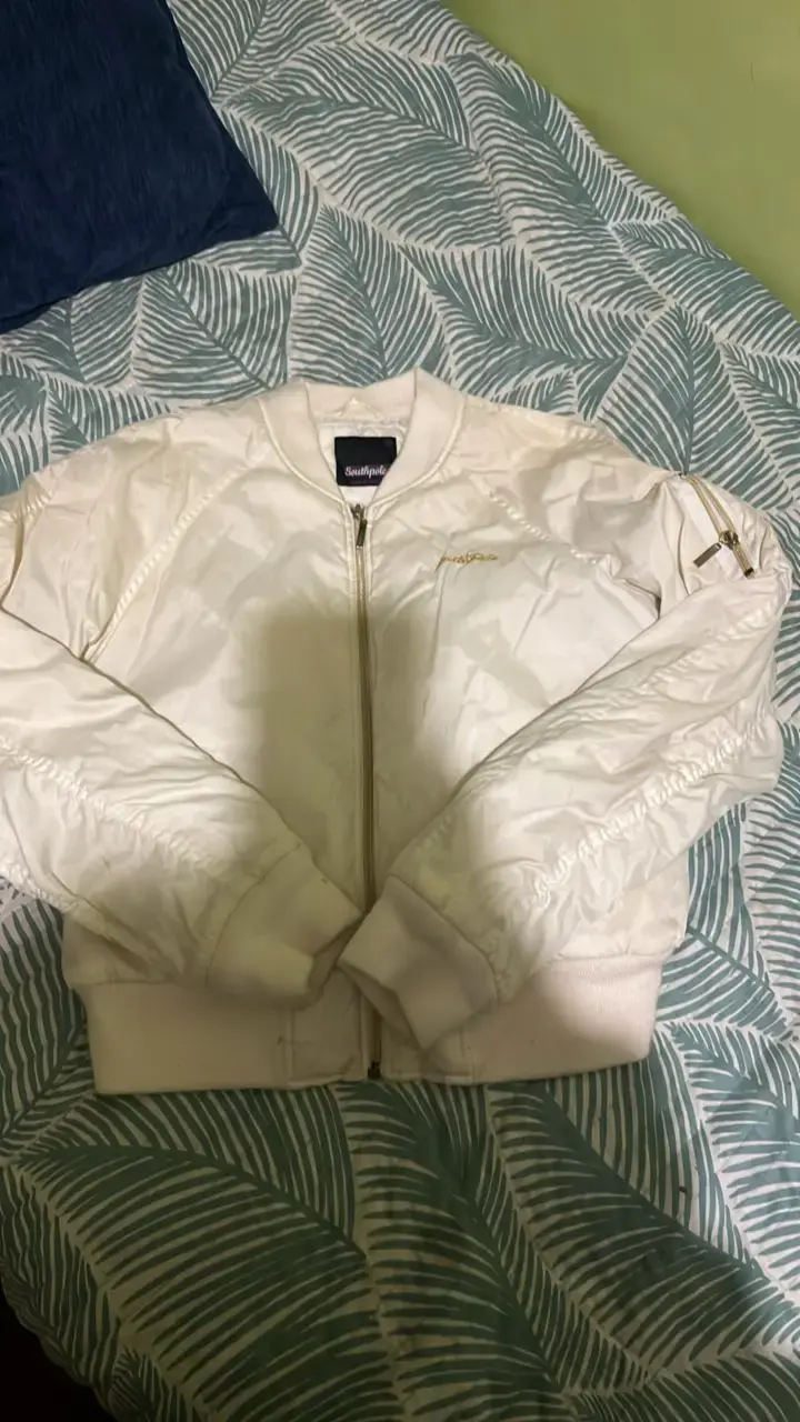 Chaqueta Bomber Blanca Southpole Mujer - 1