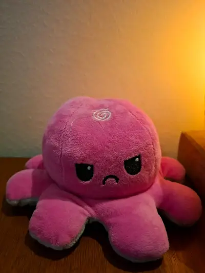 Pulpo de peluche reversible con caras cambiantes - miniatura 6