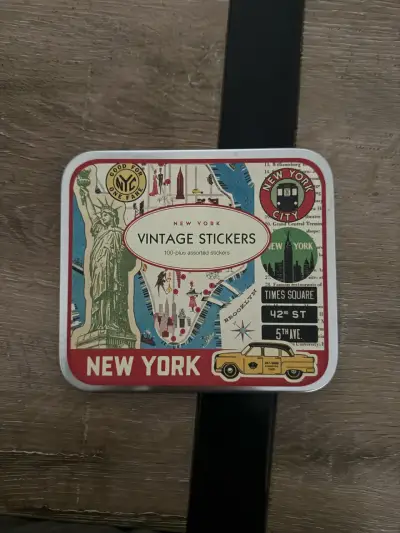 Set de Stickers Vintage de Nueva York - miniatura 1