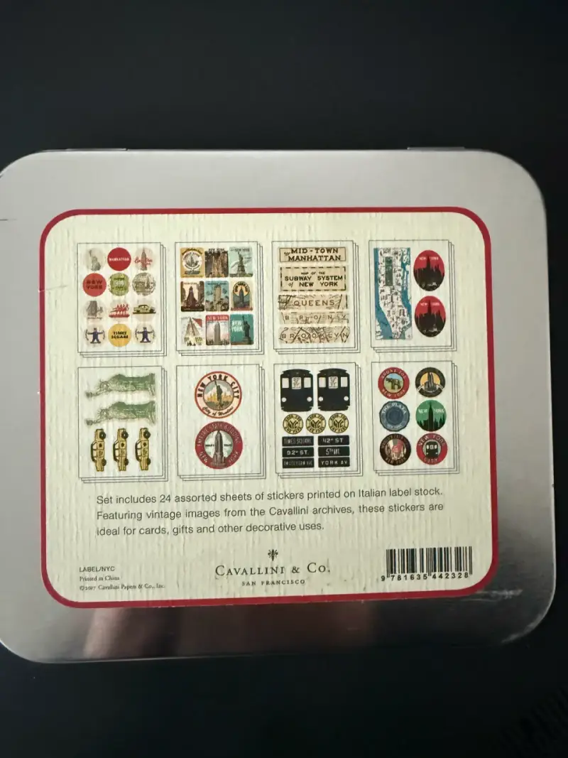 Set de Stickers Vintage de Nueva York - 3
