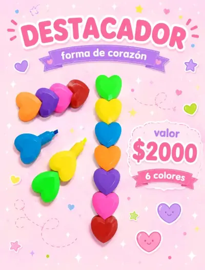 Calculadora electrónica diseño kawaii KM-965 - miniatura 2