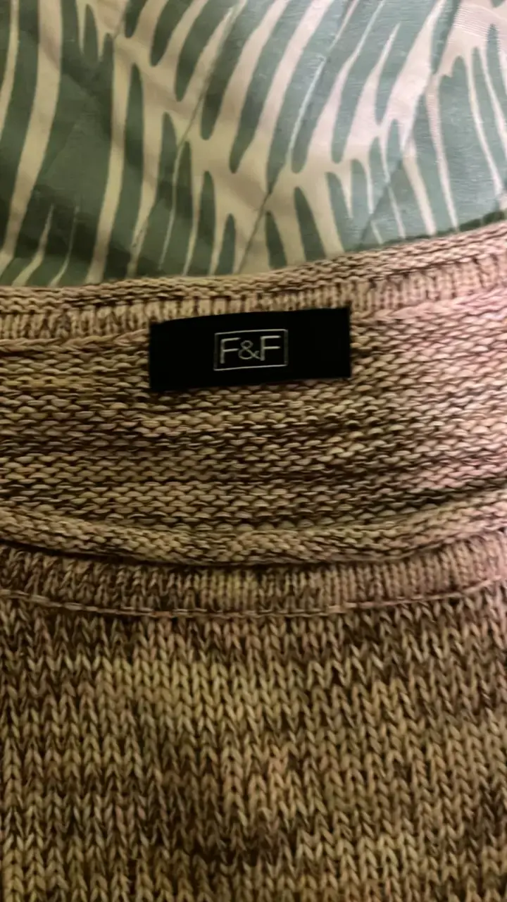 Suéter de mujer F&F tejido beige - 2
