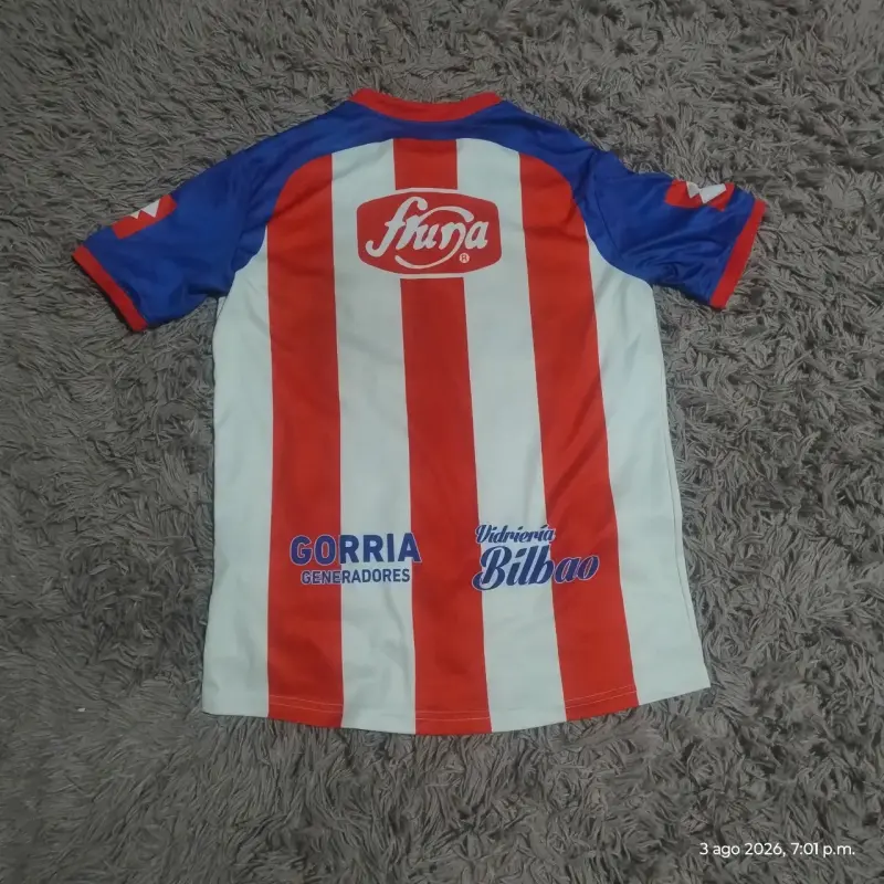 Camiseta Guachupé 2017 Lotto rayas rojas y blancas - 2