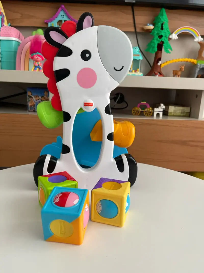 Cebra Fisher-Price con bloques - 5